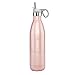 ICONIQ Stainless Steel Vacuum Insulated Water Bottle with Pop Up Straw Cap | 25 Ounce | Rose Gold