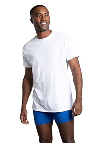 Fruit of the Loom Men's Stay Tucked Crew T-Shirt, Classic Fit