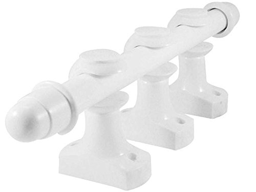 Varão para Cortina 19 mm x 3 m Branco Lions com 5