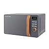 Russell-Hobbs-RHMD714G-17-L-700-W-Scandi-Grey-Digital-Microwave-with-5-Power-Levels-Wood-Effect-Handle-Dials-Clock-Timer-Automatic-Defrost-Easy-Clean-8-Auto-Cook-Menus Russell Hobbs RHMD714G 17 L 700 W Scandi Grey Digital Microwave with 5 Power Levels, Wood Effect Handle & Dials, Clock…