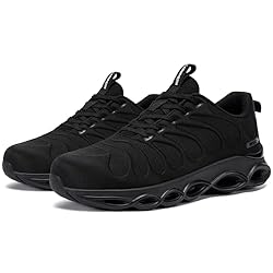 LARNMERN Steel Toe Shoes for Men Women Lightweight