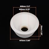 sourcing map 2pcs 3" Grinding Wheel 80 Grit Aluminum Oxide Cup Abrasive for view 2
