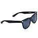Reflective Revo Color Lens Large Horn Rimmed Style Sunglasses (Polarized - Black, 51)