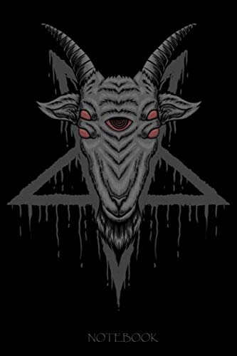 Notebook: Baphomet Satanic Demon Goat Sigil Blank Lined Notebook Journal Diary