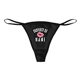 Property of Custom Name Undies: Bella Bikini Thong Underwear
