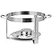 Giantex 2 Packs Chafing Dish 5 Quart Stainless Steel Chafer for Home Commercial Kitchen Party Catering Buffet Warmer Set w/Round Full Size Pan, Fuel Holder