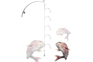 SENYUBBY High Strength Steel Wire Leader Rigs with Hooks Swivels Snap Connect,Saltwater Fishing Assecories Steel Wire Leader with Nylon-Coating