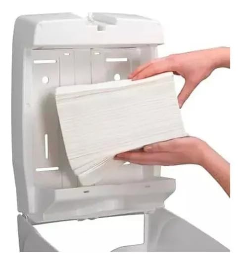 Papel Interfolha Folha dupla Premium Folha Dupla 20x21cm Alta Absorção para Banheiro e Cozinha Papel Toalha Profissional para Dispenser Pacote com 2.400 Folhas