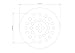TRUTMI 4-1/4 Inch Snap-in Shower Floor Drain Replacement Cover,Brushed Nickel,also also Chrome and Oil Rubbed Bronze for Choose