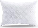 Triple Cloud Pillows Shredded Memory Foam Adjustable Standard/Queen Pillow with Removable Hypoallergenic Cover - Made in The USA (Standard/Queen)
