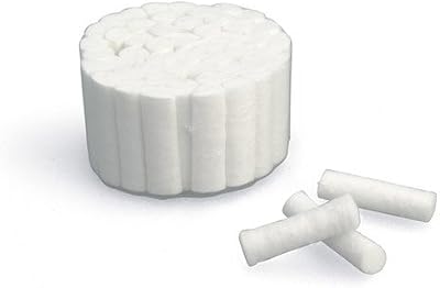 NTC Dental Cotton Rolls 40 Pack 100% Premium Cotton Highly Absorbent White