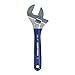 Klein Tools D509-8 Adjustable Wrench, Extra Wide Jaw Forged Drive Wrench with High Polish Chrome Finish, 8-Inch