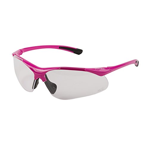 The Original Pink Box PB1SGOG Safety Glasses, Anti-Scratch - Pink with Clear Lens