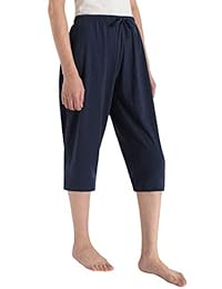 Pantalones capri de algodón para dama