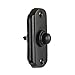 Wired Iron Doorbell Chime Push Button Vintage in Black Powder Coat Finish Vintage Decorative Door Bell with Easy Installation