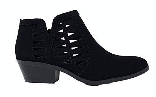 perforated cut out booties