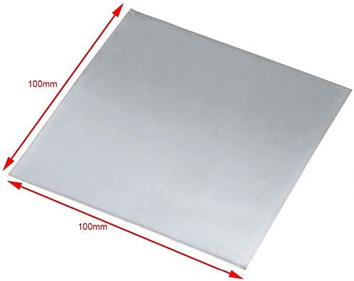 ZINGLYY RC[2]1pc High Purity Pure Zinc Sheet Zn Plate For Science Lab Chemical 100mmx100mmx0.2mm