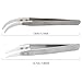 Ceramic Tweezer Set - FEITA Ceramic Precision Tweezers for Electronic Repair, DIY Hobbies - NO MORE BROKEN TIPS! (2-Pcs)