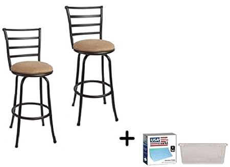 mainstays adjustable height barstool