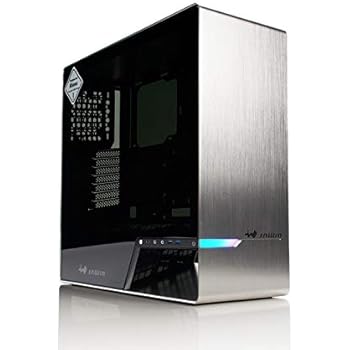 InWin 905 ATX Mid Tower with 3 ARGB Fans - Front Addressable RGB Display - Quick Release Tempered Glass Side Panel - Gaming Aluminum Computer Case