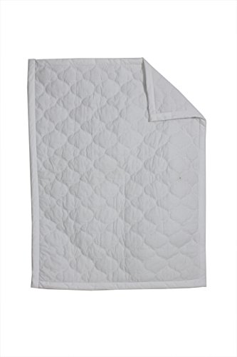 Bacati Mix and Match Crib/Toddler Quilt, White