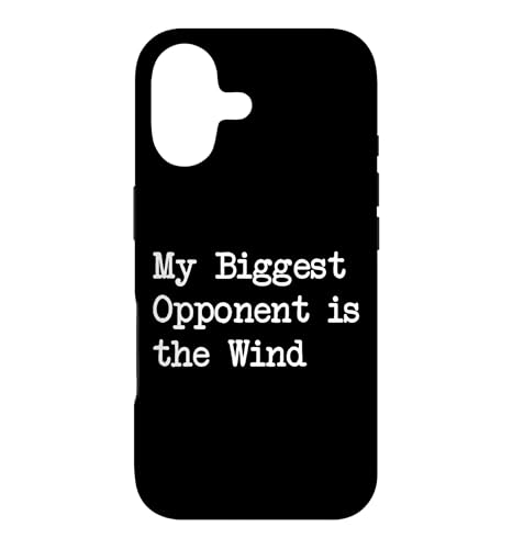 My Biggest Opponent is the Wind Funny Sarcastic Golf Quotes Case for iPhone 17