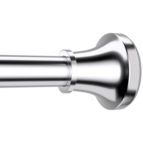 Photo 1 of Adjustable Shower Curtain Rod 31-104 Inch, Never Rust Stainless Steel Silver Tension Rod, 1" Heavy Duty No-Drill for Bathroom, Kitchen & Closet