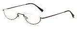 Readers.com The Lynwood Half Moon Round Reading Glasses