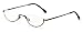 Readers.com The Lynwood Half Moon Round Reading Glasses