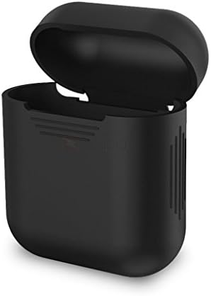 Maisha Soft Silicon Scratch Protection Cover Case of Wireless Earphones for Apple Earpods - Black