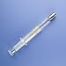 5ml Glass Syringe luer Lock Metal Head Reusable Corrosion Resistant Acid and Alkaline