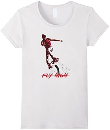 Womens Flyboard Shirt: Fly High Flyboard T-Shirt Medium White