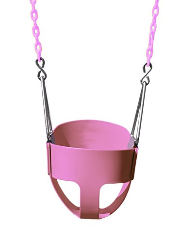 Gorillaplaysets Full Bucket Toddler Swing - Pink