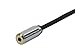 Monoprice Audio Cable - 6 Feet - Black | 3.5mm Male Plug to 3.5mm Female Jack Extension Cable for Mobile, Gold Plated
