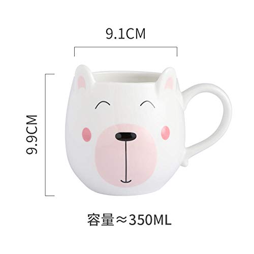 Teetassen,Kaffeebecher Kaffeetassen Keramik,Keramik Paar Tasse Süße Milch Tasse Tasse Kaffeetasse Home Kreative Keramik… – Bild 3