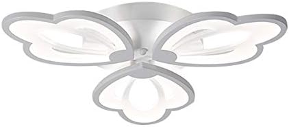 Senna House,SH-62815-3,Flush Mount Ceiling Fixture,Simple Modern Butterfly Shape Ceiling Light,White Acrylic Lampshade 3-Light Ceiling Light for Living Room