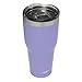 Zak Designs Double Wall Stainless Steel Vacuum Insulated Tumbler with Slide Lid and Splash-Proof Design Metal Water Bottle is Perfect for Outdoor Activity (30oz, Iris, 18/8, BPA-Free)