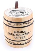 4oz Roasted Whole Bean Minibarrel 100% Jamaica Blue Mountain Coffee