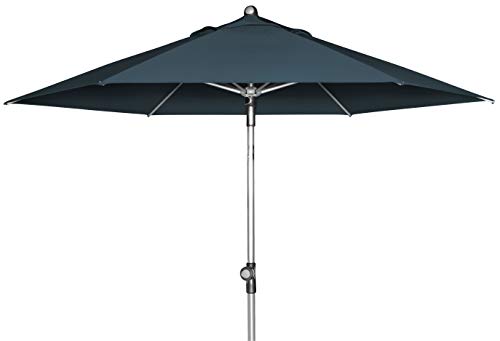 doppler Push Up Sonnenschirm SL-AZ 220 - Ideal für den Balkon oder Garten - ca. 220 cm - Knickbar - Anthrazit…