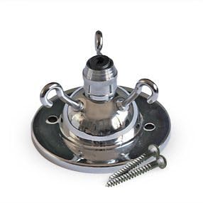 Lamps and Lights Triple Bag Ceiling Hook (Chrome)