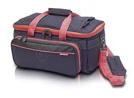 Elite GPs / Medical Bag / Physio Bag (Grey/ Salmon Pink) - EB06.010