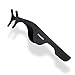 FAMILIFE False Eyelashes Extensions Applicator Stainless Steel Eyelash Tweezers for Eyelashes Application and Removal,Black