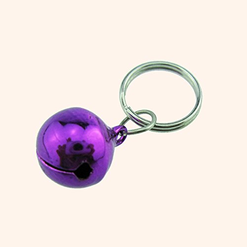 Daycount Pack of 7 Metal Jingle Bells Loose Beads Festival Party Decoration, Pet Cat Puppy Dog Bells for Collar, DIY Crafts Accessories (Random Color)