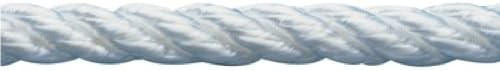 Unicord 100064 White 1/2" X600' Nylon 3 Strand Twist