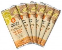 100% Natural Delicious Manuka Doctor Drops - Fusion Sachet - Droplets (Manuka Honey Flavoured with Lemon and Ginger) 1 Sachet