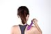 Sensaty Cordless Wand Massager, USB Rechargeable Powerful Body Massage Wand Waterproof Silicone Vibrator Massager for Personal Use- Purple
