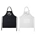 Prazoli Products Mr Mrs Est 2019 Apron Set - Engagement & Wedding Gifts Aprons For Women | Bridal Shower Or Couple Anniversary Cooking Gift | The Funny Kitchen