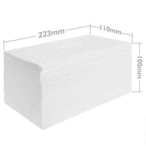 PrimeMatik - Dubbellaags V-gevouwen handdoekendoos van 4000 stuks - Afbeelding 4