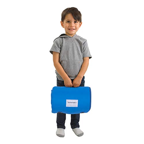 Disney Mickey Mouse Clubhouse Buddies Padded Toddler Nap Mat with Built in Pillow, Fleece