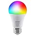 Smart Light Bulb, WiFi Smart Led Bulbs Dimmable Multicolored RGB, No Hub Required, Works with Amazon Echo Alexa and Google Home (7W 600LM) (1 Pack)